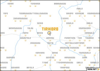 map of Tirikoro