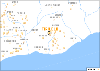 map of Tirilolo