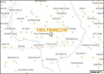 map of Tirilt Ou Mezzir