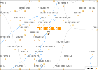 map of Tirimadalani