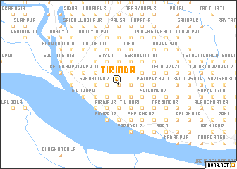 map of Tirinda