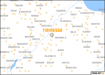 map of Tirinesse