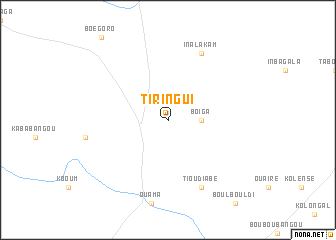 map of Tiringui