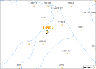 map of Tʼirīny