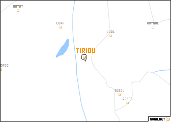 map of Tiriou