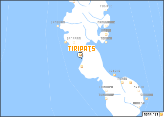 map of Tiripats