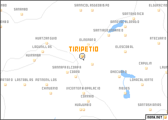 map of Tiripetío