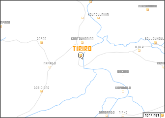 map of Tiriro