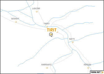 map of Tirit