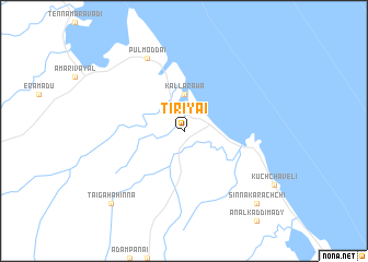 map of Tiriyai