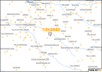 map of Tīr Kamān