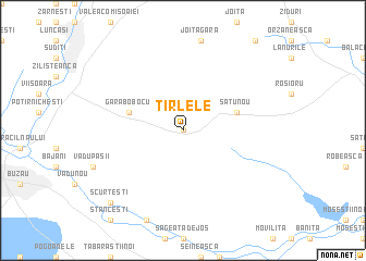 map of Tîrlele