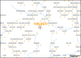 map of Tîrleşti