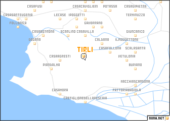 map of Tirli