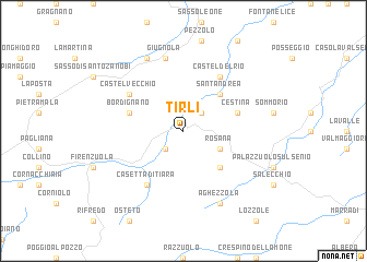 map of Tirli