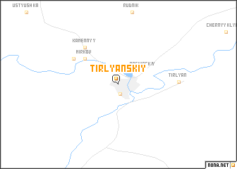 map of Tirlyanskiy