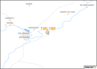 map of Tirlyan