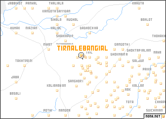 map of Tirnāle Bangiāl