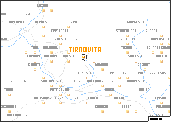 map of Tîrnoviţa