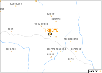 map of Tirnoyo