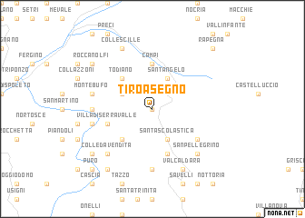 map of Tiro a Segno