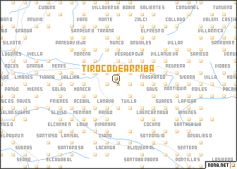 map of Tiroco de Arriba