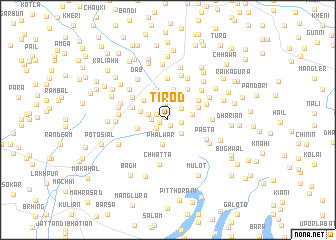 map of Tirod