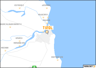 map of Tirol