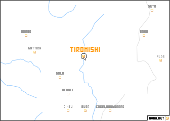 map of Tʼīro Mīshī