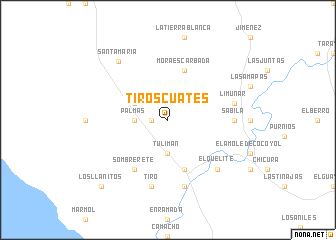 map of Tiros Cuates