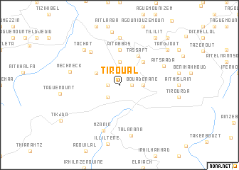 map of Tiroual