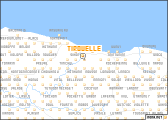 map of Tirouelle