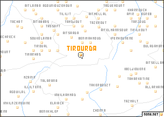 map of Tirourda