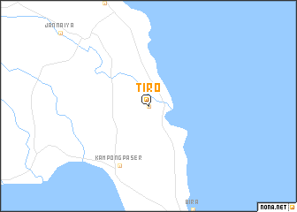 map of Tiro