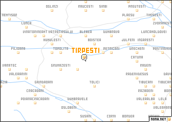 map of Tîrpeşti