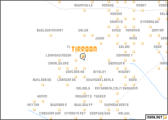 map of Tirroon