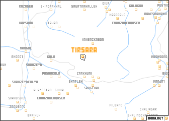 map of Tīr Sarā