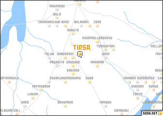 map of Tirsa