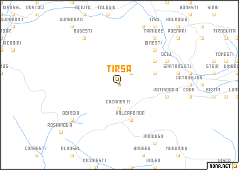 map of Tîrsa