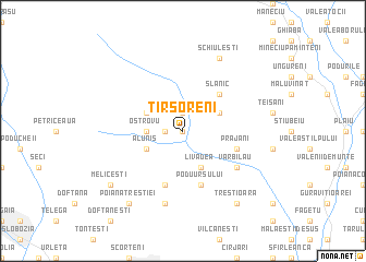 map of Tîrşoreni