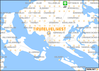 map of Tirunelveli West