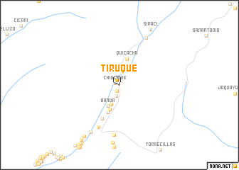 map of Tiruque