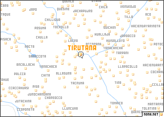 map of Tirutaña