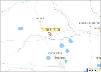 map of Tiruttani