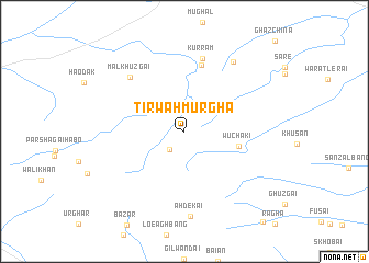 map of Tirwāh Murgha