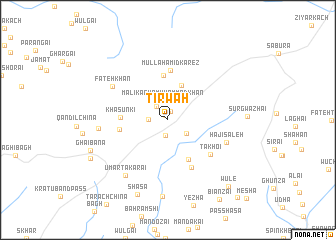 map of Tirwah