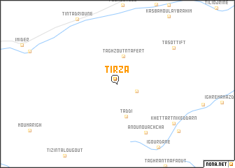 map of Tirza