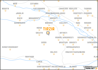 map of Tîrzia