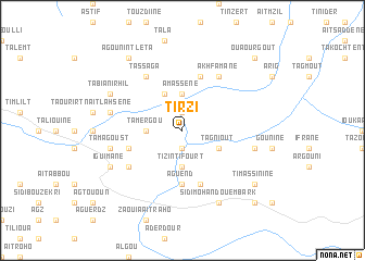 map of Tirzi