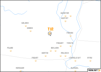 map of Tir